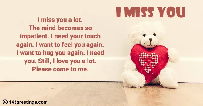 I Miss You Messages for Ex-Boyfriend